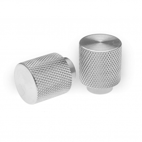 Cabinet knob - Brushed stainless steel - Villa Workshop - 20mm x 25mm