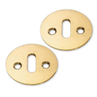 Arne Jacobsen nyckelskylt - Oval i mssing