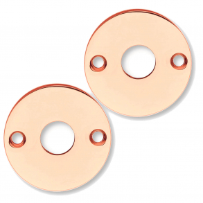 Copper rosettes - 50x3mm - 16mm - cc38mm