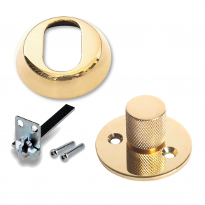 Vridergreb + Cylinderring - VillaWorkshop - Messing - ASSA 6-18 mm