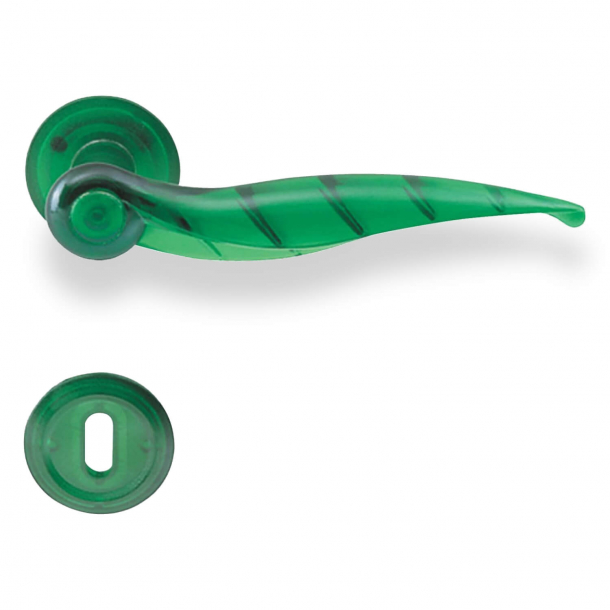 Dörrhandtag - Grön - Modell Fedra