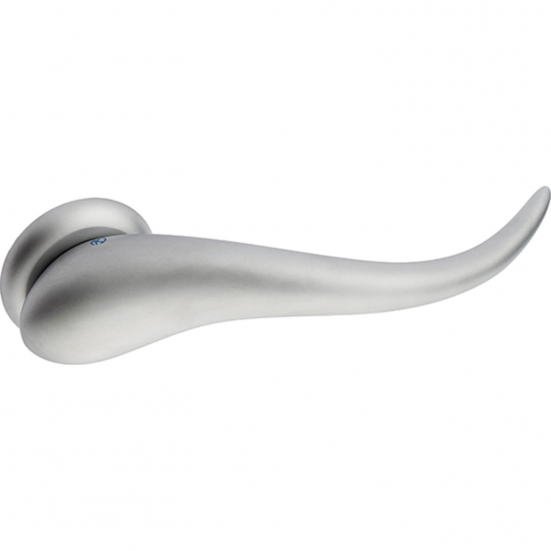 Philippe Starck door handle - Satin Silver - Model APRITI
