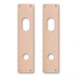 D�rrhandtag Koppar - Coup� med cylinder 
