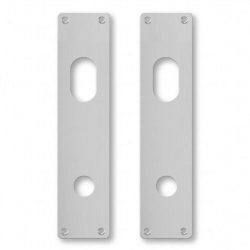 Drrhandtag Nickel - Coup med cylinder 