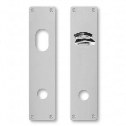 Drrhandtag, lngskylt, frnicklad - Coupe med vndningar 