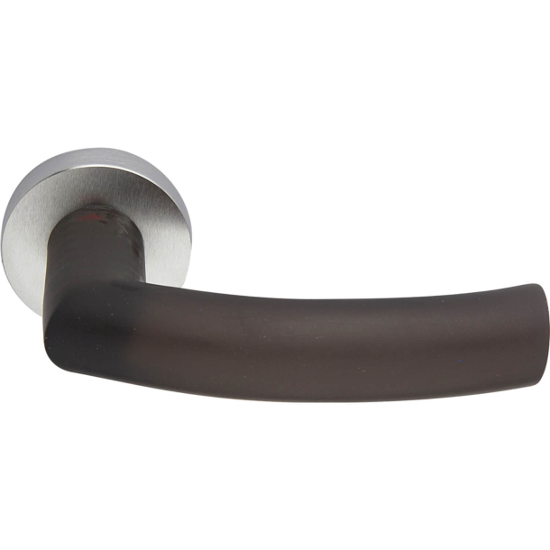 Door handle, Satin Chrome/ Anthracite, Interior, ODESSA
