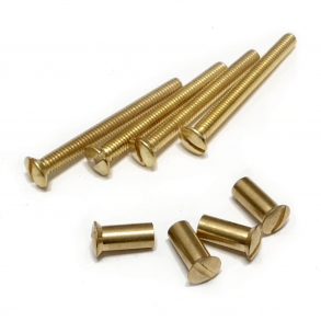 Maskinskruvar - Vska med 4 uppsttningar - Mssing -  40 mm (artikelnummer 4005674623780)