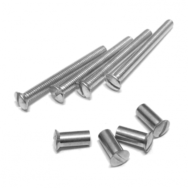 Machine screws with sleeve - Nickel - M4 x 40 mm