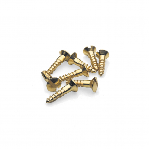 Wkręty do drewna  - Mosiądz - Płaskie - 3x12 mm (8 szt.)