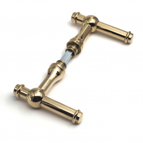 Drrhandtag - Mssing - Skandinavisk klassiker - Utan rosetter - Modell ORDRUP