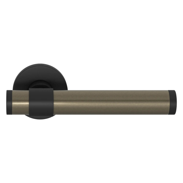 Drgreb - Turnstyle Designs - Slv bronze Amalfine / Mat sort krom - Model B1202