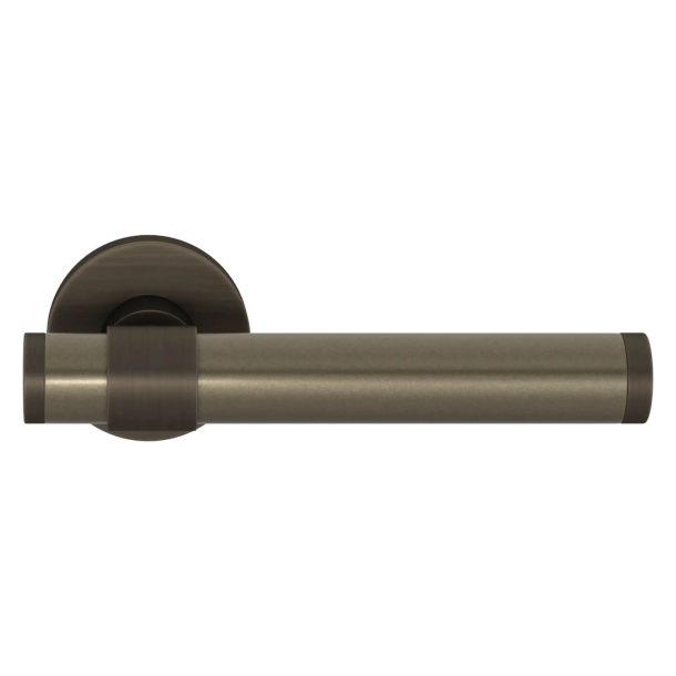 Turnstyle Designs Door handle - Silver bronze Amalfine / Vintage patina - Model B1202