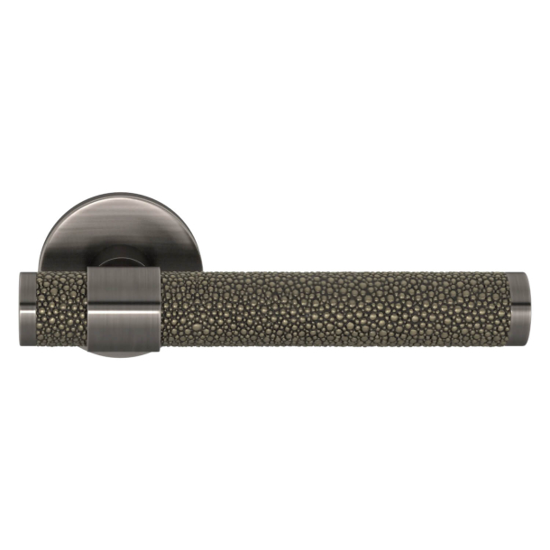 Turnstyle Designs Door handle - Silver bronze Amalfine / Vintage nickel - Model B1339