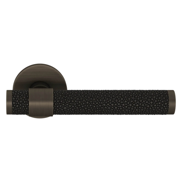 Turnstyle Designs Door handle - Black bronze Amalfine / Vintage patina - Model B1339