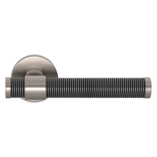Turnstyle Designs Door handle - Alupewt Amalfine / Satin nickel - Model B1355
