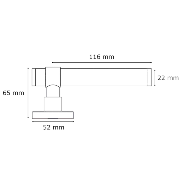Drgreb - Turnstyle Designs - Chokoladefarvet Lder / Satin nikkel - Model BL5060
