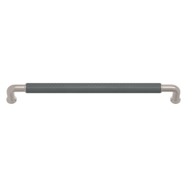 Mbelgreb - Turnstyle Designs - Skiftergrt Lder / Poleret nikkel  - Model RF1512