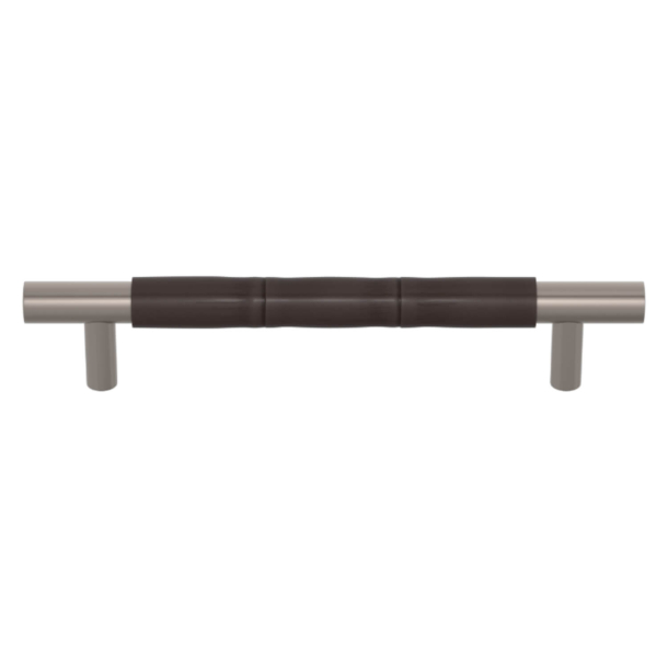 Turnstyle Designs Cabinet handles - Cocoa Amalfine / Satin nickel - Model Y2879