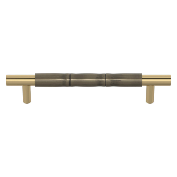 Turnstyle Designs Cabinet handles - Silver bronze Amalfine / Polished brass - Model Y2879