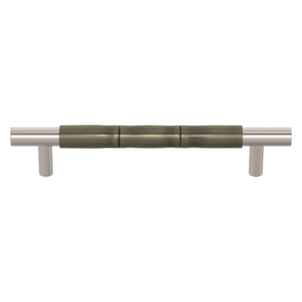 Turnstyle Designs Cabinet handles - Silver bronze Amalfine / Polished nickel - Model Y2879
