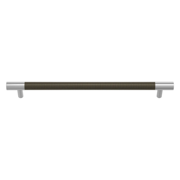 Cabinet handle - Bright chrome / Silver bronze Amalfine - Model Y3200