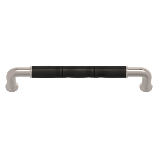 M&ouml;belhandtag - Turnstyle Designs - Svart brons Amalfine / polerat nickel - Modell YF2879