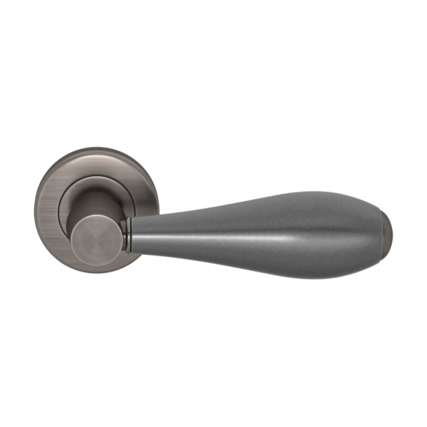 Turnstyle Design Door handle - Amalfine - Alupewt / Vintage nickel - Model D1002