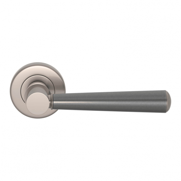 Turnstyle Design Door handle - Amalfine - Alupewt / Satin nickel - Model D1332