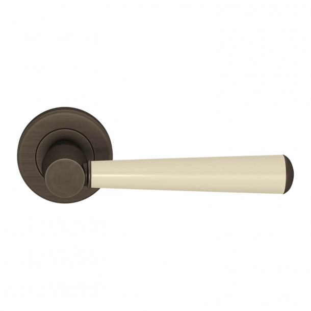 Turnstyle Design Door handle - Amalfine - Bone / Vintage patina - Model D1332