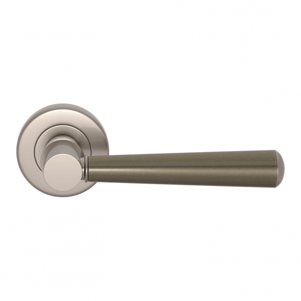 Klamka do drzwi - Amalfine - Srebrny br&#261;z / Nikiel satynowy - Model D1332