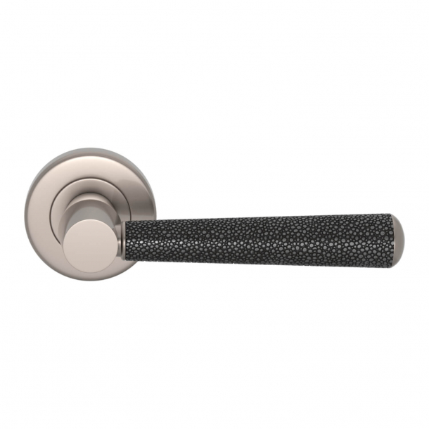Turnstyle Design Door handle - Amalfine - Alupewt / Satin nickel - Model D2005