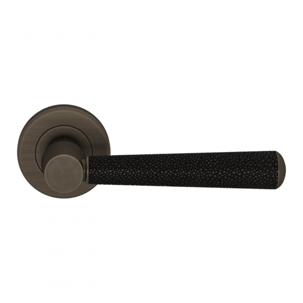 Turnstyle Design Door handle - Amalfine - Black bronze / Vintage patina - Model D2005
