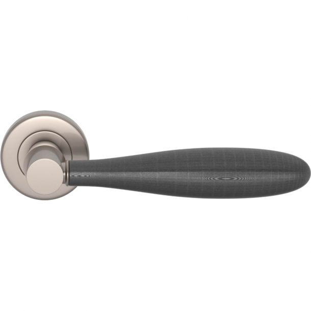 Turnstyle Design Door handle - Amalfine - Alupewt / Satin nickel - Model D3200