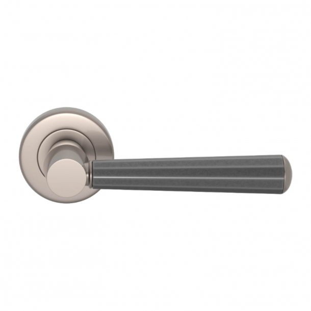 Turnstyle Design Door handle - Amalfine - Alupewt / Satin nickel - Model D3280