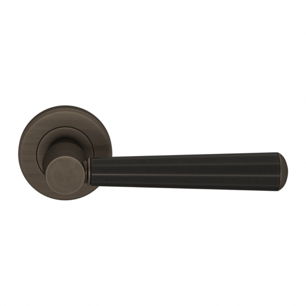Turnstyle Design Door handle - Amalfine - Black bronze / Vintage patina - Model D3280