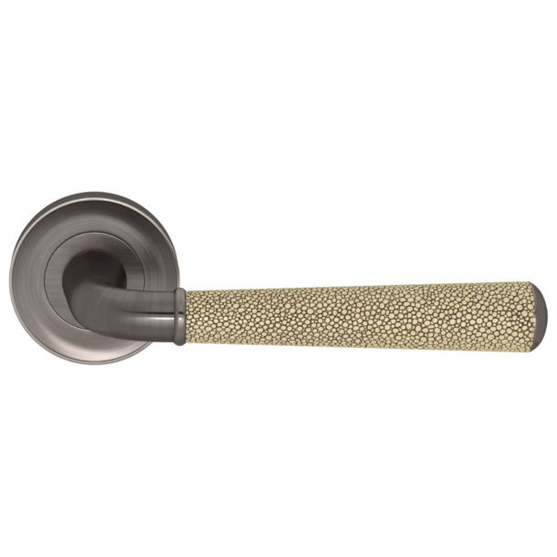 Turnstyle Design Door handle - Amalfine - Sand / Vintage nickel - Model DF2988