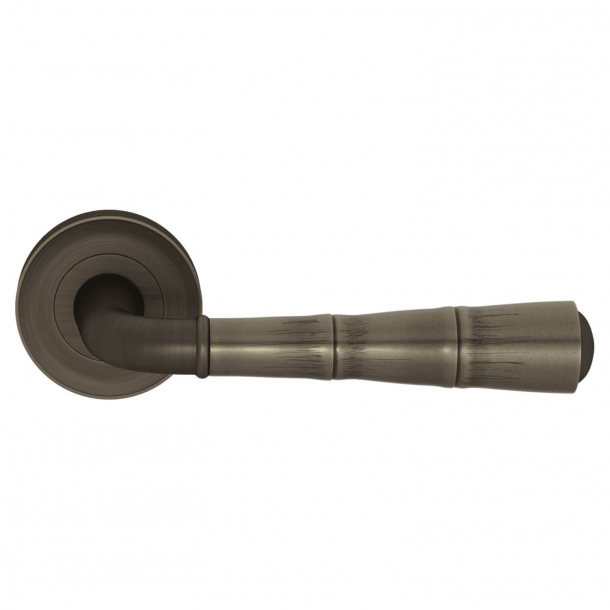 Turnstyle Design Door handle - Amalfine - Silver bronze / Vintage patina - Model DF3009