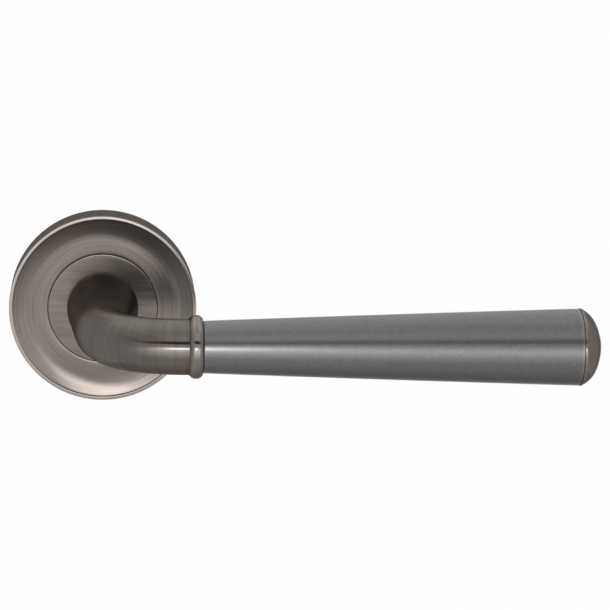 Turnstyle Design Door handle - Amalfine - Alupewt / Vintage nikkel - Model DF3015
