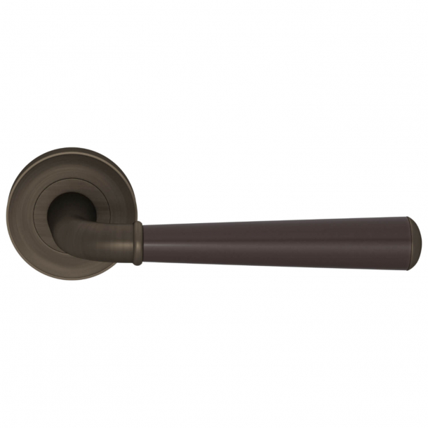 Turnstyle Design Door handle - Amalfine - Cocoa / Vintage patina - Model DF3015