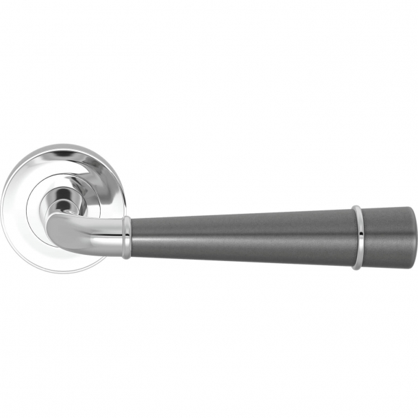Turnstyle Design Door handle - Amalfine - Alupewt / Bright chrome - Model DF3260