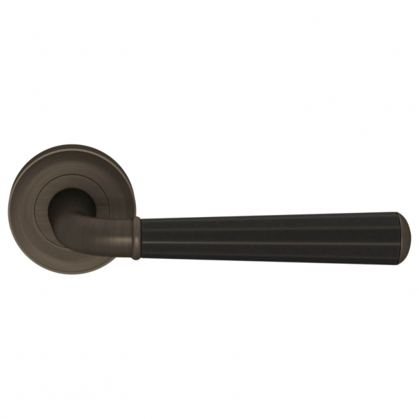 Door handle - Turnstyle Design - Amalfine - Black bronze / Vintage patina - Model DF3270