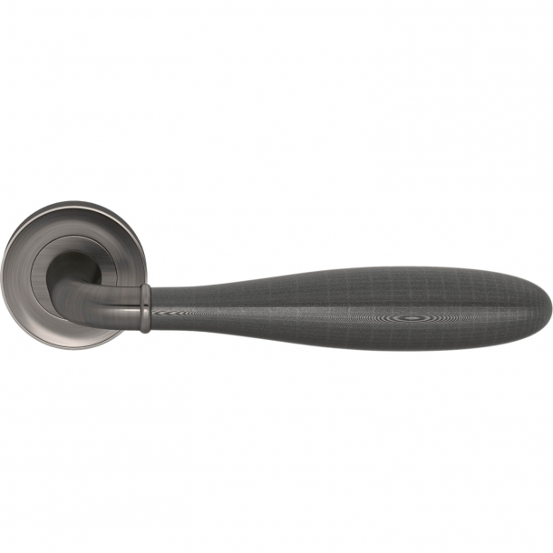 Turnstyle Design Door handle - Amalfine - Alupewt / Vintage nickel - Model DF3290