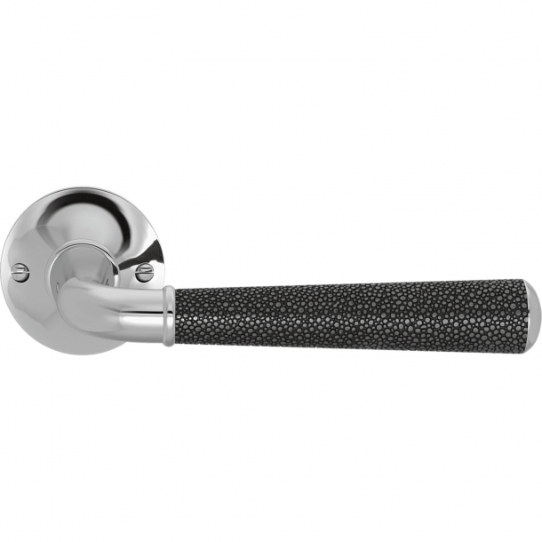 Turnstyle Design Door handle - Amalfine - Alupewt / Bright chrome - Model DF4123