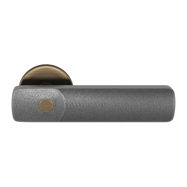Turnstyle Design Door handle - Amalfine - Alupewt / Antique brass- Model E3500