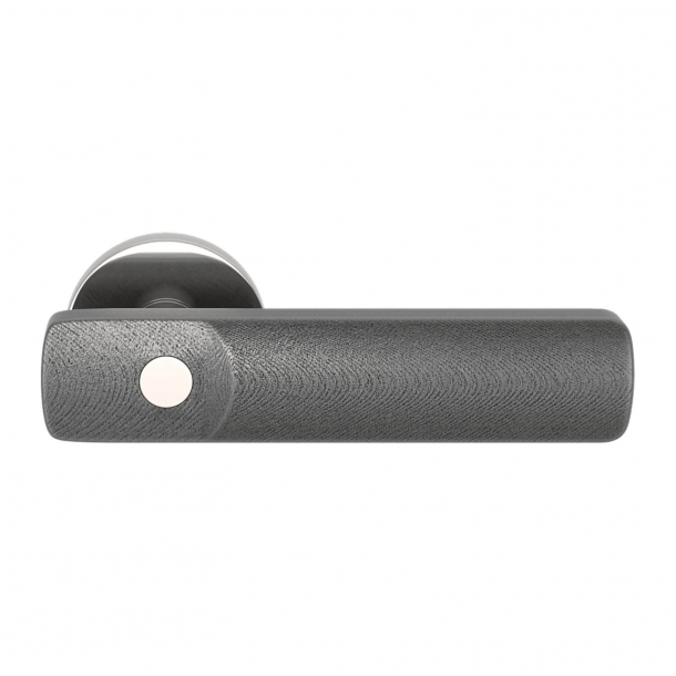 Turnstyle Design Door handle - Amalfine - Alupewt / Polished nickel - Model E3500