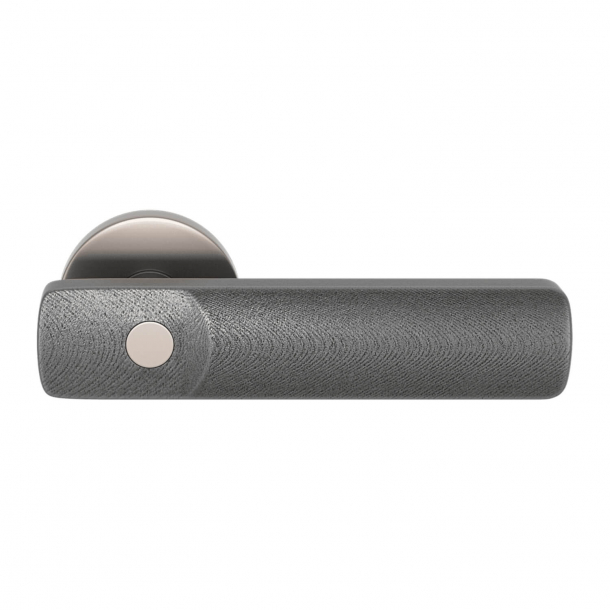 Turnstyle Design Door handle - Amalfine - Alupewt / Satin nickel - Model E3500