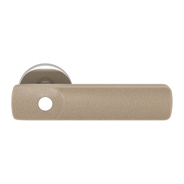 Turnstyle Design Door handle - Amalfine - Sand / Bright chrome - Model E3500