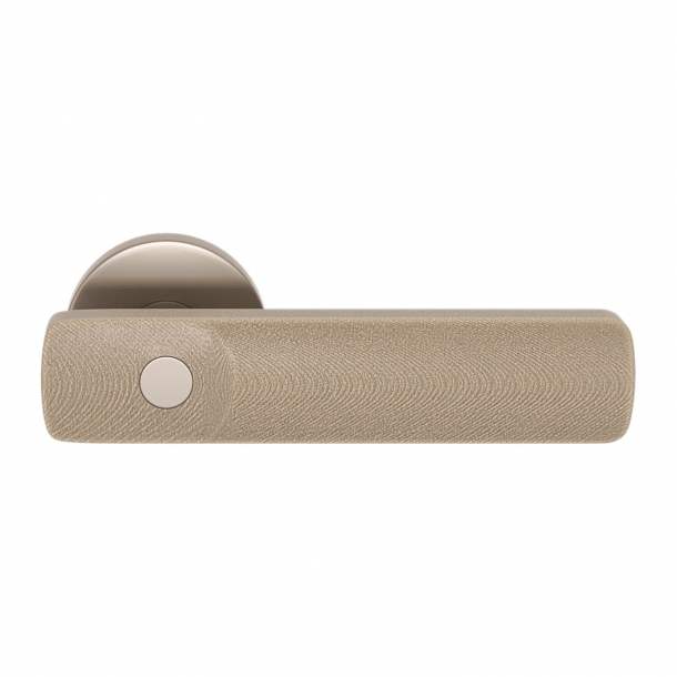 Turnstyle Design Door handle - Amalfine - Sand / Satin nickel - Model E3500