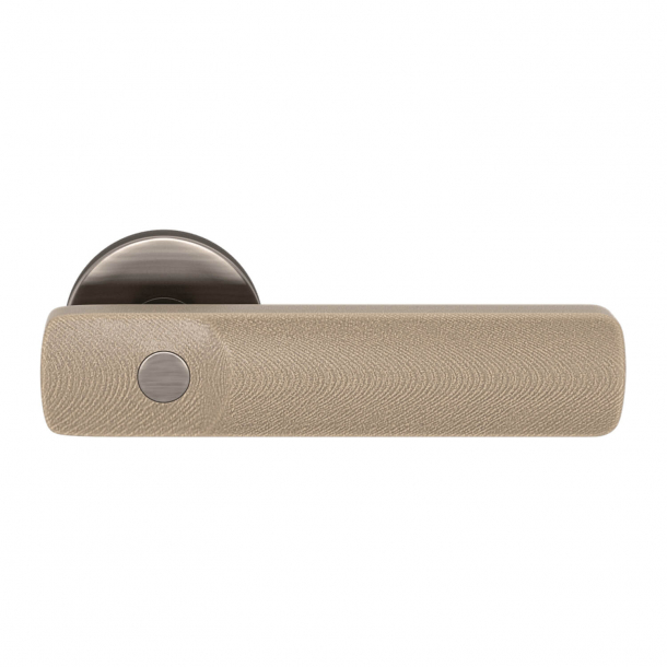 Turnstyle Design Door handle - Amalfine - Sand / Vintage nickel- Model E3500
