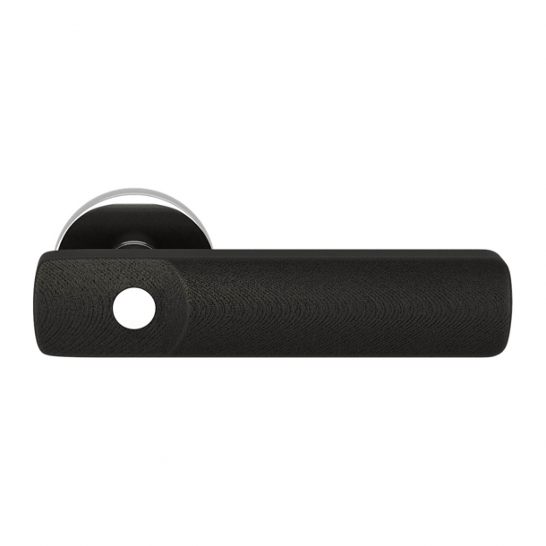 Turnstyle Design Door handle - Amalfine - Black bronze / Bright chrome - Model E3500